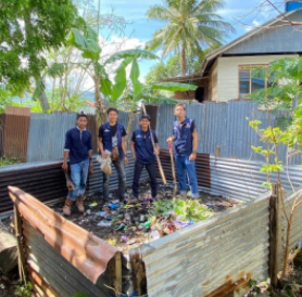 Rehabilitasi Tempat Penampungan Sampah di SDN 19 Camba