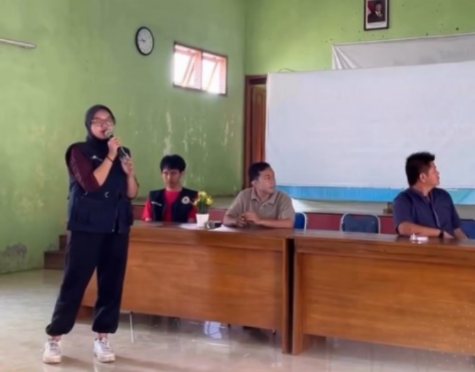 Sosialisasi KKN Tematik Infrastruktur Bersama Perangkat Desa