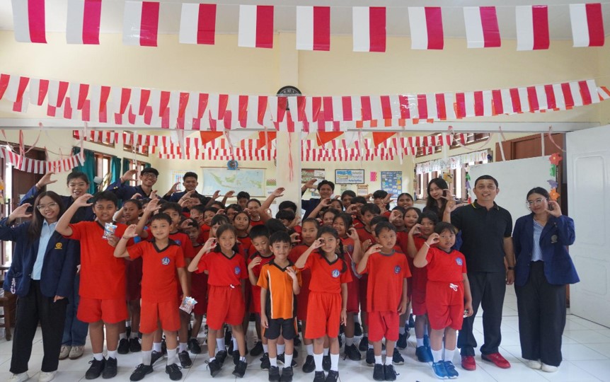 Sosialisasi PHBS SI KUAT di SDN 3 Cemagi