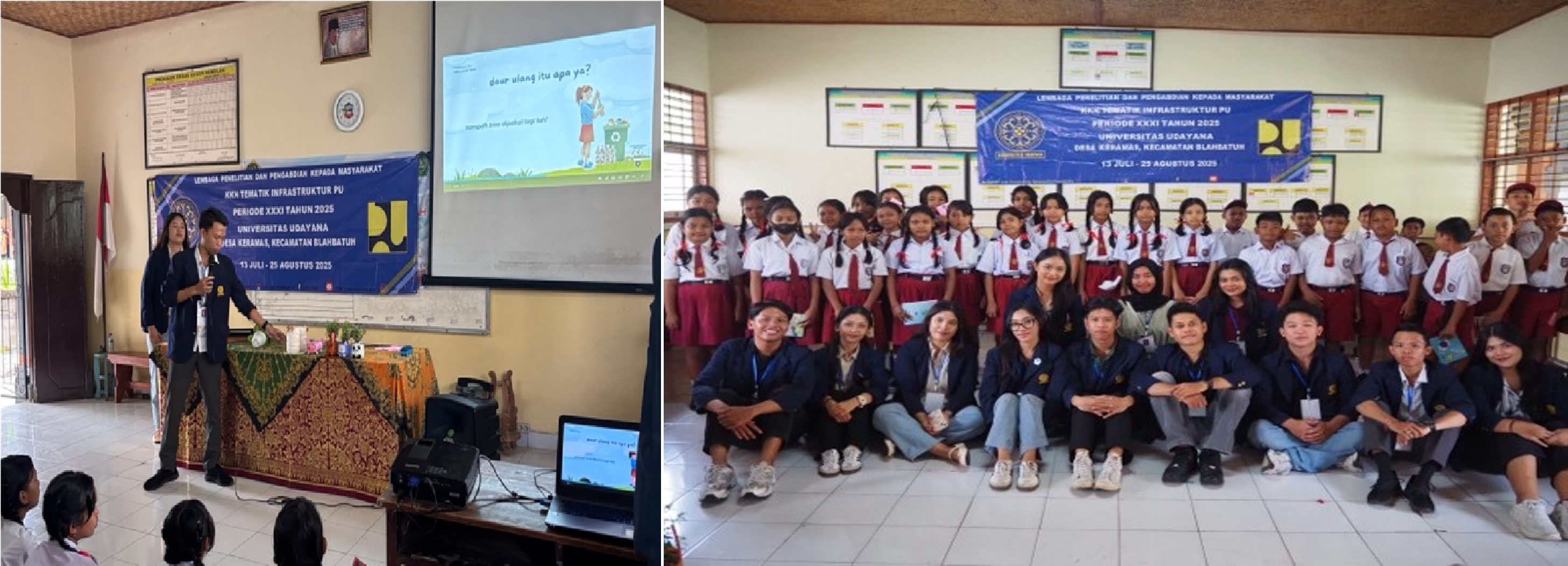 Sosialisasi Pemilahan dan Daur Ulang Sampah di SDN 1 Keramas