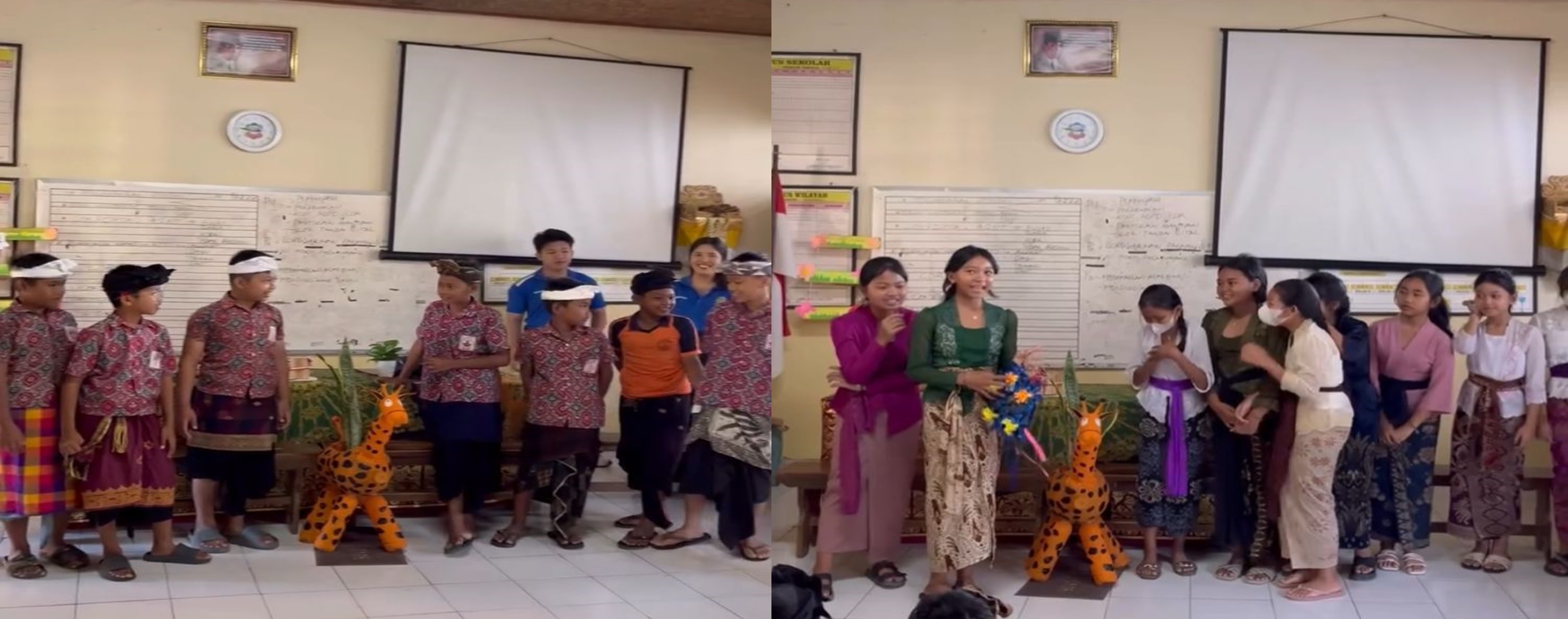 Lomba Daur Ulang Sampah Plastik di SDN 1 Keramas 