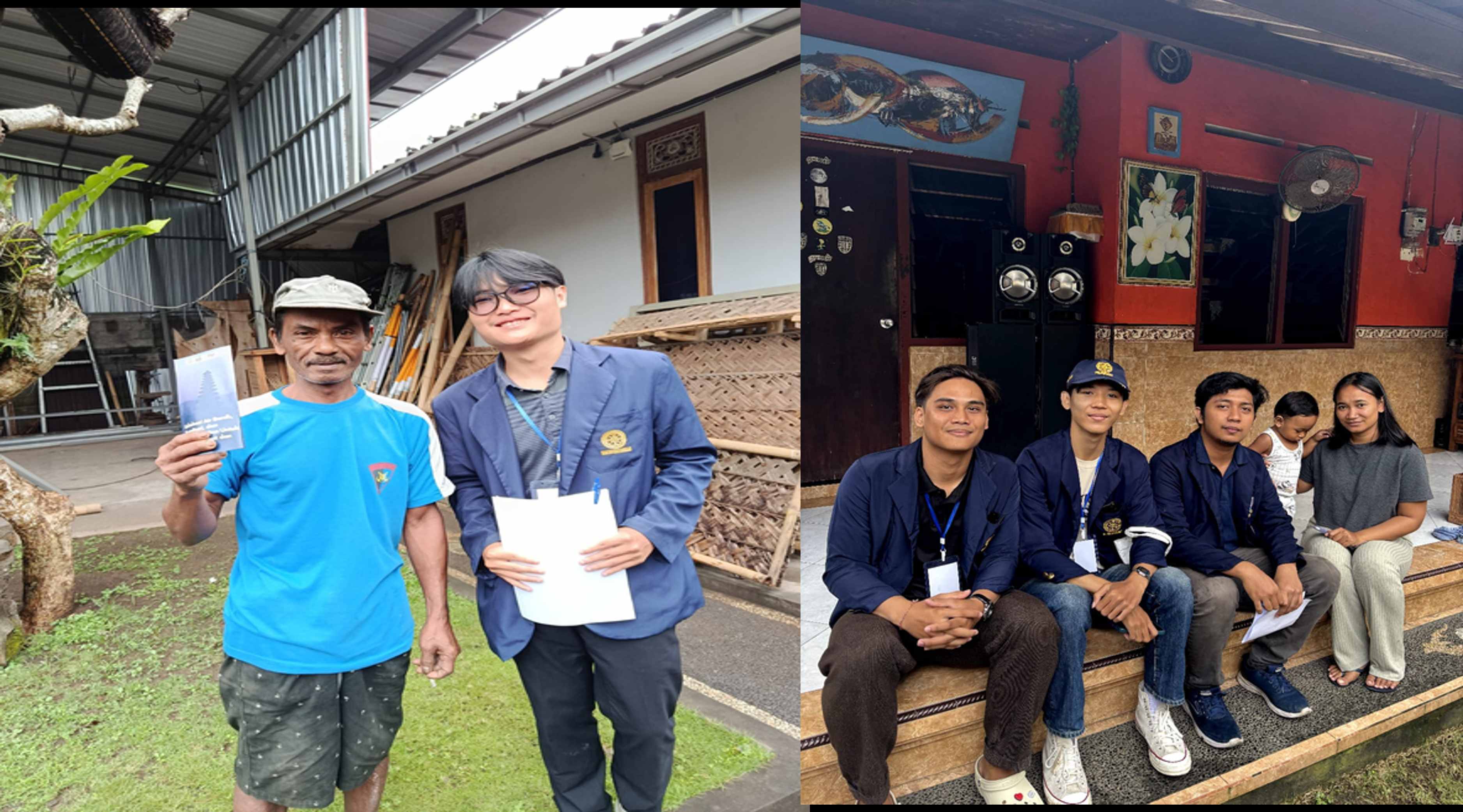 Edukasi Pengelolaan Air Bersih dan Sanitasi  secara door to door 