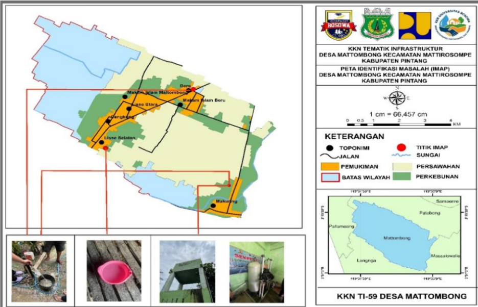 Peta IMAP Desa Mattombong